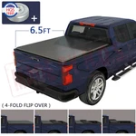 6.5FT 4-FOLD Tonneau Cover Truck Bed For 2007-2013 Chevy Gmc Sierra Silverado. Fixed Price $170.97.
