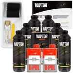 Raptor Black Urethane Spray-on Truck Bed Liner Kit Roller,tray & Brush, 6 Quarts. Fixed Price $209.99.
