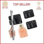 Jamend Clxp 2-PACK Broom Holder With Heavy Duty Hooks, Upgraded Stainless Steel. Fixed Price $12.27.