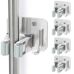 Klebv Broom Holder Wall Mount Screw Drilling, Sturdy Heavy Duty Stainless Ste.... Fixed Price $25.16.
