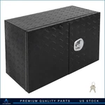 ?36"X18"X24" Aluminum Storage Tool Box W/ 2X Chain + Dovetail Lock For Garage Rv. Fixed Price $380.99.