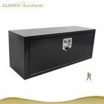36"X12"X14" Black Storage Tool Box W/2X Chain + 1X Lock For Truck Rv Garage. Fixed Price $130.98.