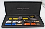 Invicta 43MM 32405 Britto Limited Edition Quartz Watch Set W/5 Leather Straps. Fixed Price $114.95.