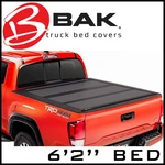 Bakflip G2 Hard Folding Tonneau Cover Fits 05-15 Tacoma W/deck Rail 6'2" Bed. Fixed Price $1049.99.