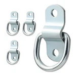 Jamiikury 4PCS D-ring Tie Down Anchors, 1/4 Inch Silver Pack,. Fixed Price $12.26.
