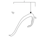 Genuine Nissan Wheel Flare 93827-9Z541. Fixed Price $107.37.
