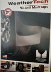 Weathertech Rear No-drill Mudflaps 120134 Fits 2021-2026 Ford F-150 New. Fixed Price $89.95.