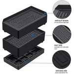Adjustable Stackable 3 Inch Bed Lifts 4 Pack. Fixed Price $35.19.