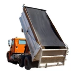 Leaveshade Dump Truck Mesh Tarp 7X18 - Black Heavy Duty Cover With 6 Pocket. Fixed Price $126.21.