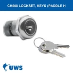003-CH508CYLNDR Paddle Handle Lock Cylinder & Keys. Fixed Price $17.19.