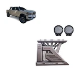 Black Horse Armour Ii Roll Bar W/basket W/9"LED Fits 2015-2026 Ram 1500. Fixed Price $1350.83.