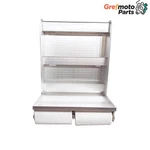 Grefmoto Aluminum Trailer Door Cabinet Organizer Senior Storage Work Station. Fixed Price $135.83.
