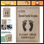200 Pcs Disposable Paper Floor Mats For Cars, Cute Footprint Design, 19.7"X15.7. Fixed Price $87.99.