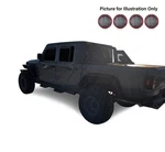 Black Horse AR2-09B-PLFR Armour-ii Roll Bar Kit 5.3" For 19-25 Gladiator Jt. Fixed Price $1061.05.
