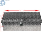 Aluminum Truck Pickup Trunk Bed Storage Underbody 30"X13"X10". Fixed Price $65.74.