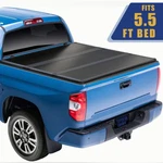 Fiberglass 5.5FT Frp Hard Tri-fold Tonneau Cover For 2022-2026 Tundra 5'6" Bed. Fixed Price $409.00.
