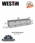 Westin 80-TBS200-88D-BD Brute Contractor Topsider Tool Box. Fixed Price $1858.82.