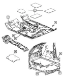 Genuine Mopar Cargo Tie Down Loop 5142348AA. Fixed Price $10.94.