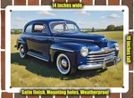 Metal Sign - 1946 Ford Oil Painting 14X10. Fixed Price $29.95.