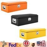 Steel Truck Bed Box, Heavy Duty Metal With Side Handle & Lock Keys. Fixed Price $114.39.