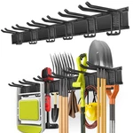 Piyilo Garage Tool Organizer Wall Mount 48 Inch Double-layer 6-HOOK, Black. Fixed Price $52.20.