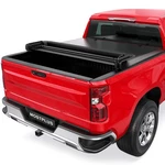 Truck Bed Tonneau Cover Quad Fold Soft 6.5FT Chevy Silverado Gmc Sierra Mostplus. Fixed Price $369.99.