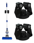Fywz Magnetic Mop Holder, No Drilling Steel 2 Pack-black,. Fixed Price $20.99.