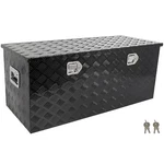 44"X18"X18" Black Aluminum Storage Tool Box W/2X Lift Air Rod Wholesale. Fixed Price $193.02.