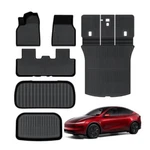 Auxko All Weather Floor Mats For 2025 2026 New Tesla Model Y Juniper Cargo. Fixed Price $199.00.