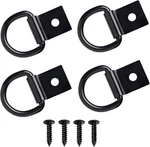 4 Pcs Rings Tie Down Anchors Hooks For Floor Trucks Rv Campers Vans Black. Fixed Price $11.70.