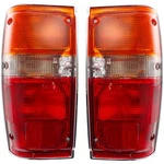Tail Light Set Compatible With 1984-1988 Toyota Pickup, W/chrome Trim & Bulb(s). Fixed Price $261.52.