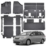 Compatible With Toyota Sienna 2013-2020 (only 8 Seats) Floor Mats & Cargo Liner.. Fixed Price $409.99.