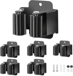 5 Pack Wall Mount Mop And Broom Holder Heavy Duty Stainless Steel Tool Organizer. Fixed Price $9.99.