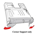 19481952 Ford Truck Cab Floor Pan Rear Corner Support Pair Right & Left 3155E. Fixed Price $63.99.