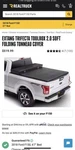 Extang Trifecta Toolbox 2.0 Tonneau Cover Fits 15-20 Ford F150 6'7" Bed 78.9". Fixed Price $225.00.