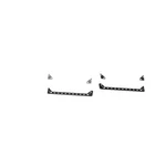 Road Armor Rda Treck Bed Rail Mounts 500BRS-SMK-415. Fixed Price $219.98.