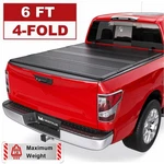 6FT 4-FOLD Frp Hard Truck Bed Tonneau Cover For 2005-2026 Nissan Frontier Top. Fixed Price $385.88.
