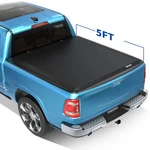 5FT Roll-up Soft Tonneau Cover For 2017 2026 Honda Ridgeline Truck Bed Top. Fixed Price $169.07.