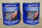 (2 Quarts) Dupli-color Paint TRQ254 Black Truck Bed Coating 32 Fl Oz 1 Can. Fixed Price $45.00.