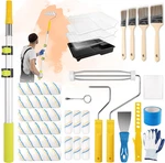 All One Kit 32 Pole Rollers Brushes Tray Liner Tape Painting Set. Fixed Price $57.99.