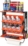 Spray Can Holder, Lube Wall Mount Storage Rack Heavy Duty Paint Bottle Organ. Fixed Price $74.99.