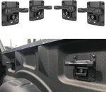 4PCS Truck Bed Tie Upgraded Style - Downs & Plates, Black. Fixed Price $73.10.