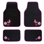 Car Pass Embroidery Butterfly And Flower Floor Pink. Fixed Price $40.54.