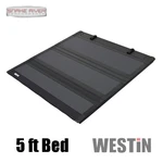 Westin 19-44075 Hard Tri Fold Tonneau Cover For 2022-2025 Nissan Frontier 5' Bed. Fixed Price $934.99.