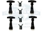 (4) Buyer Products Rubber Hood Latch Bungee Battery W/ Bracket&pin. Fixed Price $30.68.