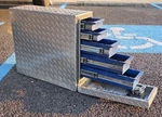 Uws DS-22 Bright Aluminum 22" Drawer Truck Tool Box Storage Cargo Diamond Plate. Fixed Price $385.00.