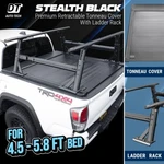 5.8FT Stealth Black Retract Mrb Tonneau Cover + RACK01 For 2007-26 Sierra 1500. Fixed Price $2248.00.