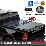 5.7FT Truck Bed Tonneau Cover Retractable For 2009-2026 Dodge Ram 1500 Us. Fixed Price $499.99.