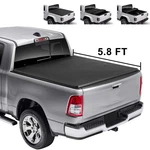 5.8FT Tonneau Cover Soft Tri-fold For 2019-2024 Chevy Silverado Gmc Sierra 1500. Fixed Price $199.39.