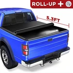 5.3FT Soft Roll Up Tonneau Cover Truck Bed For 2000-2004 Dodge Dakota. Fixed Price $149.99.